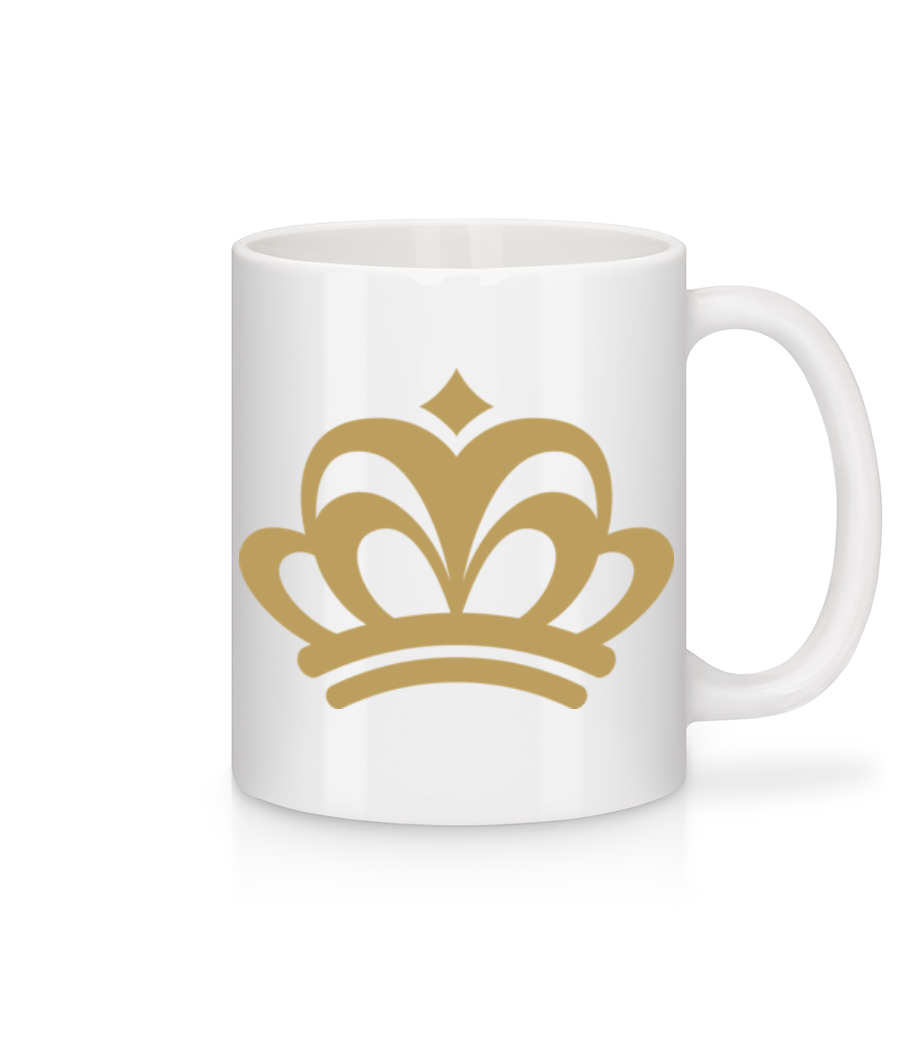 Signe De La Couronne · Mug en céramique blanc