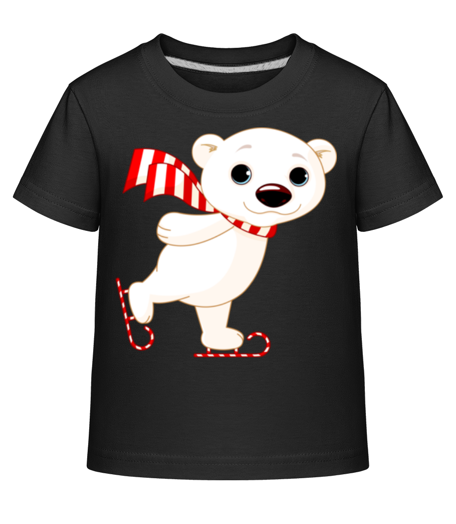 Patin À Glace Ours Polaire · T-shirt shirtinator Enfant