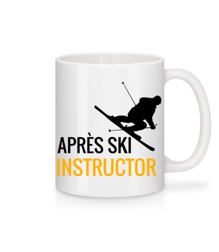 Après Ski Instructor · Mug en céramique blanc