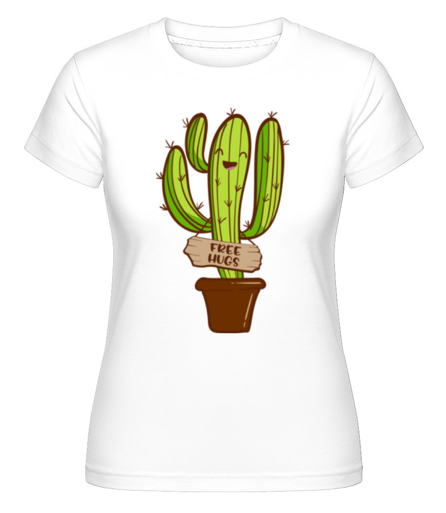 Aperçu: Free Hugs -  T-shirt Shirtinator femme - Blanc - Devant