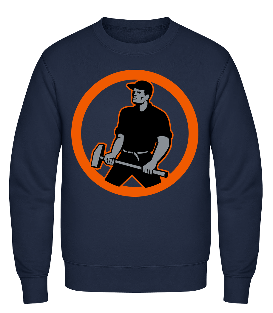 Construction Worker Logo · Sweatshirt Homme