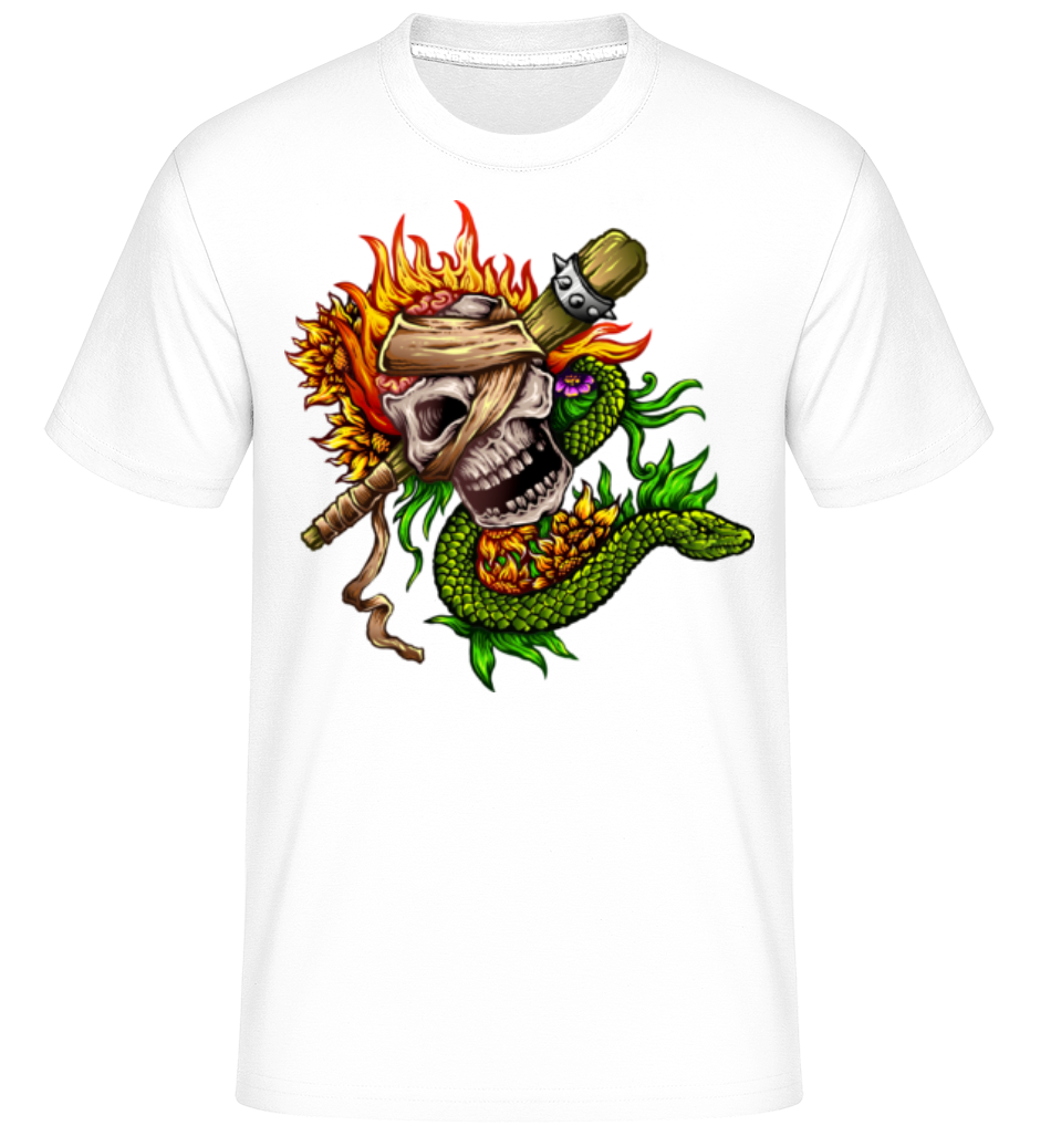 Fire Skull ·  T-Shirt Shirtinator homme