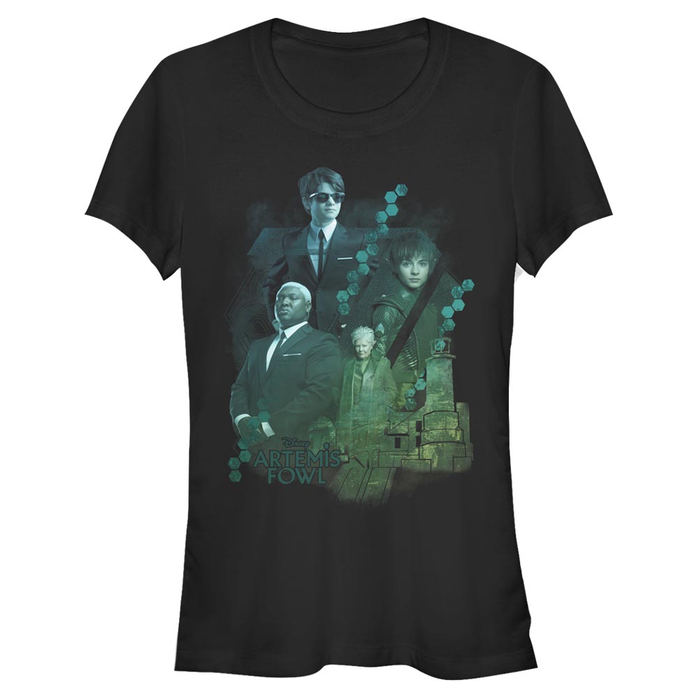 Aperçu: Disney Classics - Artemis Fowl - Skupina Group Gradient - Femme T-shirt - Noir - Devant