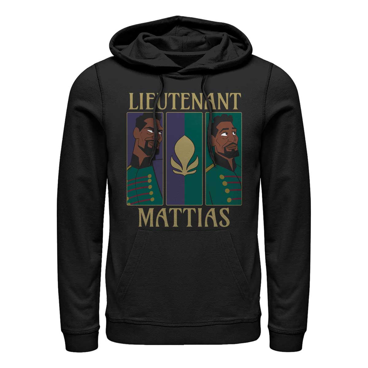 Disney - La Reine des neiges - Lieutenant Mattias - Unisex Sweat à capuche