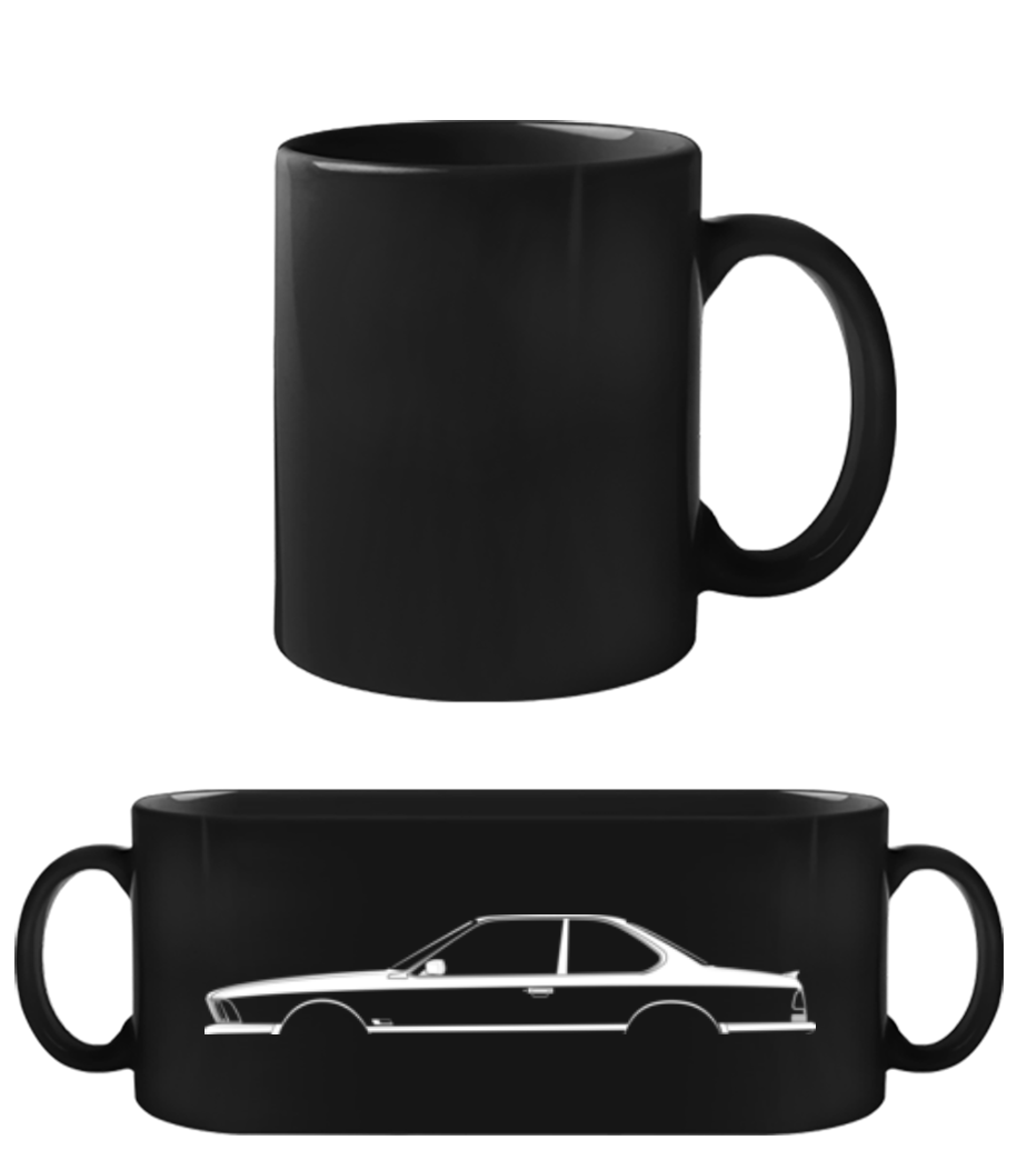 'BMW M635 CSi (E24)' Silhouette · Tasse Noire
