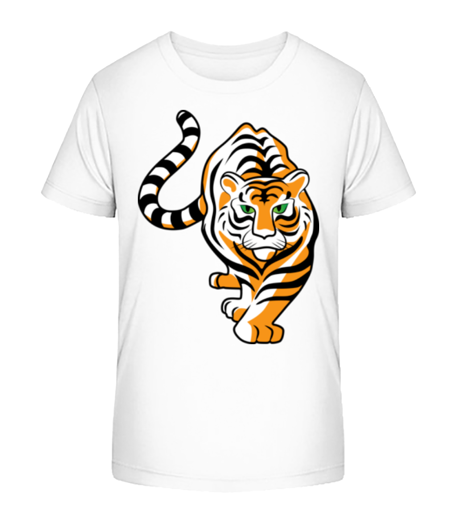 Tiger - T-shirt bio Enfant Stanley Stella 2.0 - Blanc - Devant
