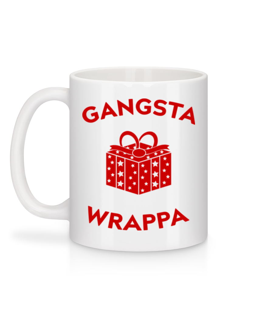 Gangsta Wrappa - Mug en céramique blanc - Blanc - Derrière