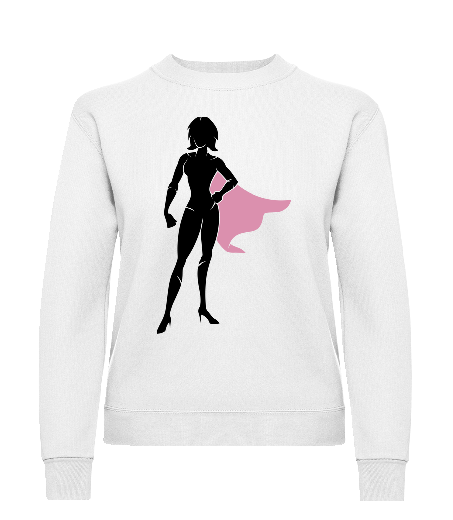 Superwoman Silhouette · Sweatshirt Femme