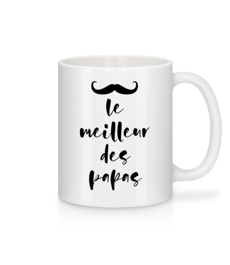 Le Meilleur Des Papas · Mug en céramique blanc