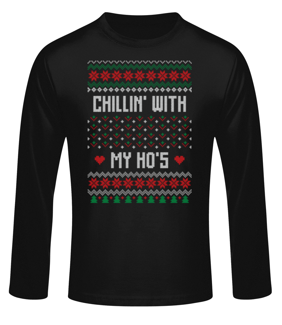 Chillin With My Hos · T-shirt à manches longues standard Homme