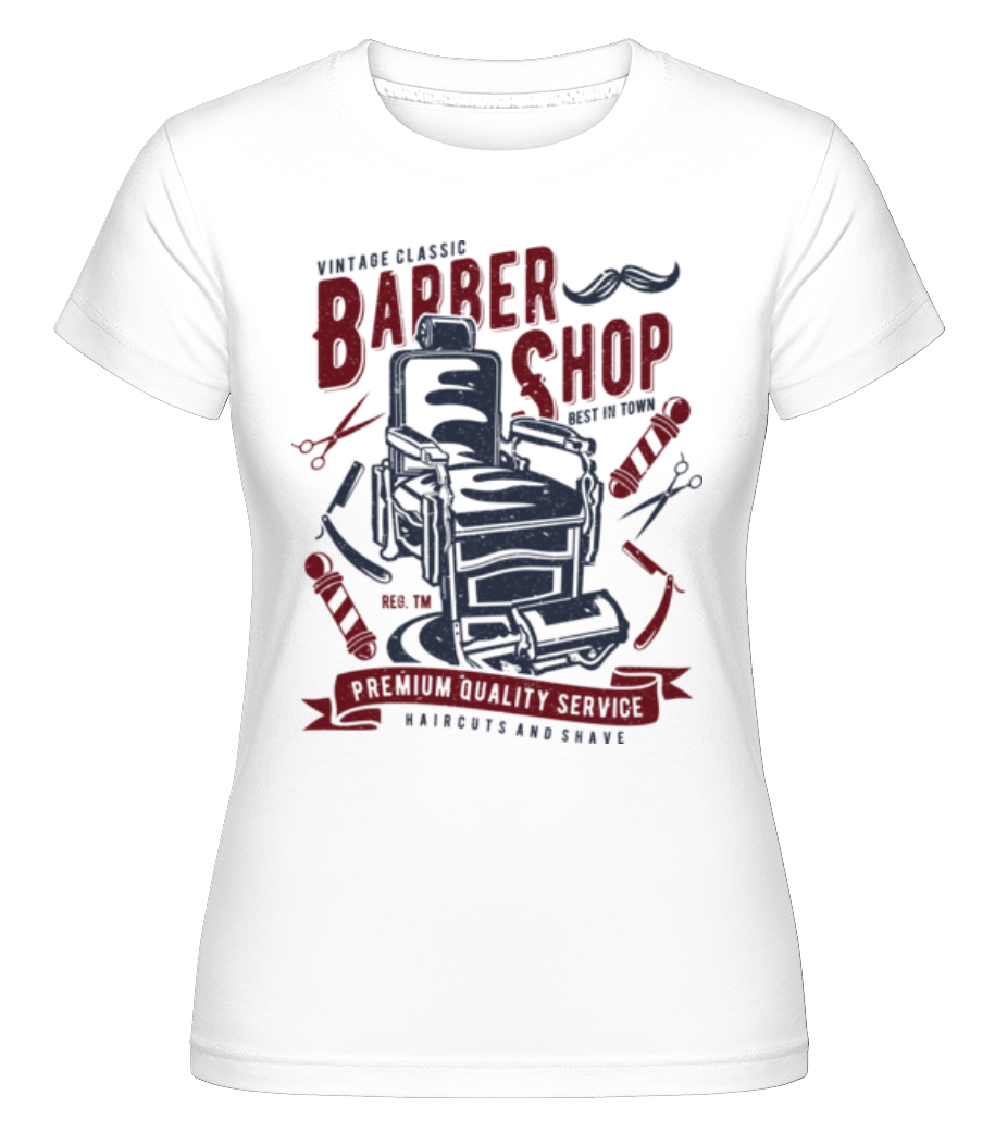 Vintage Barber Shop ·  T-shirt Shirtinator femme