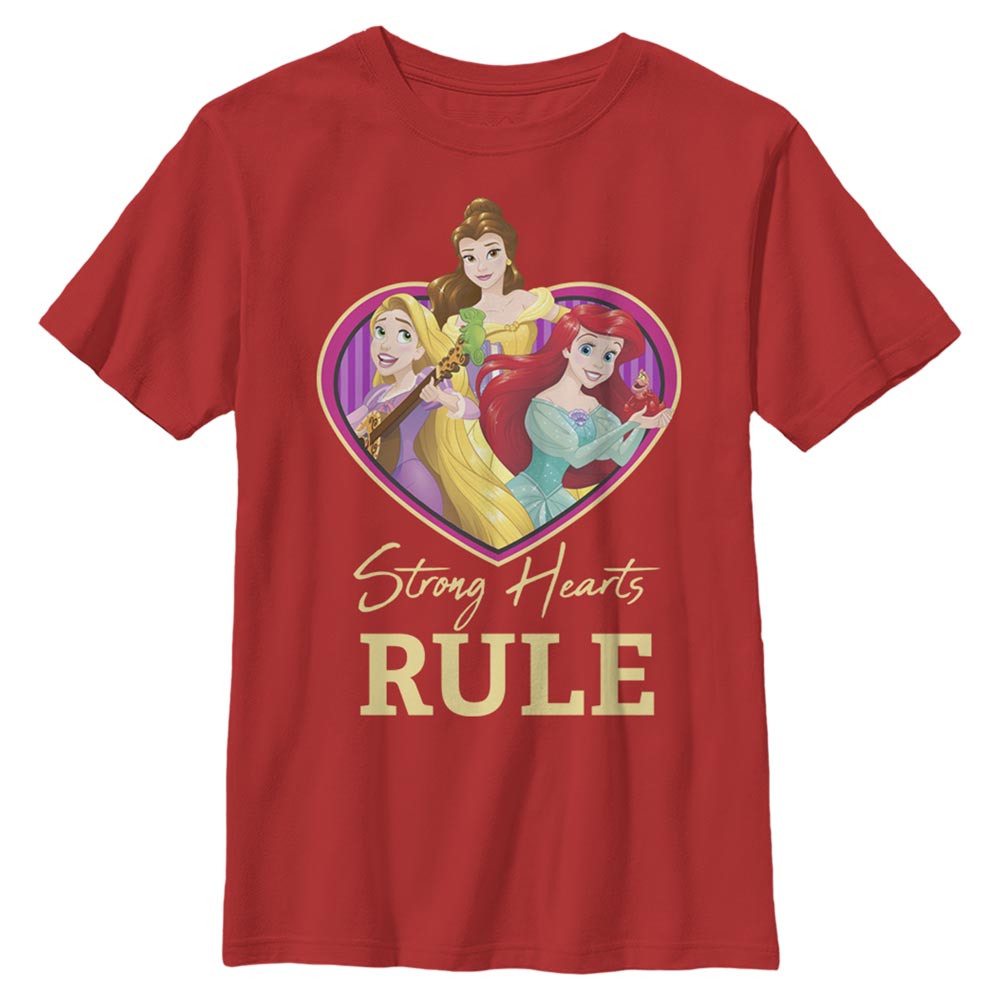 Disney - Princesses Disney - Photo de groupe Strong Hearts Rule - Enfant T-shirt