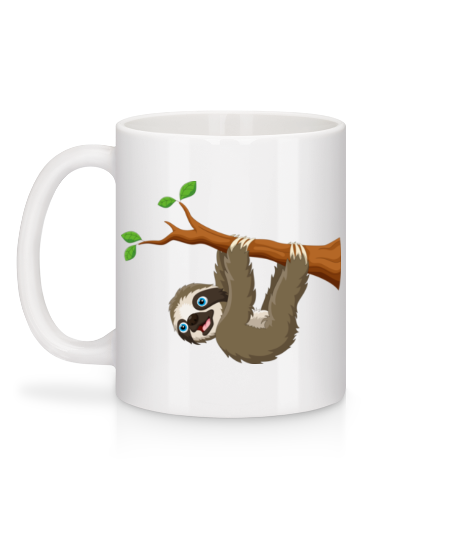 Indolence Doux Sur La Branche - Mug en céramique blanc - Blanc - Derrière