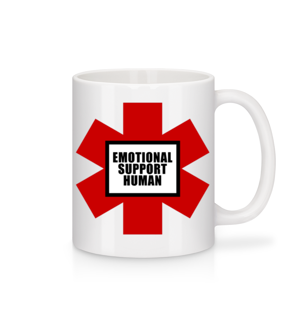 Emotional Support Human · Mug en céramique blanc