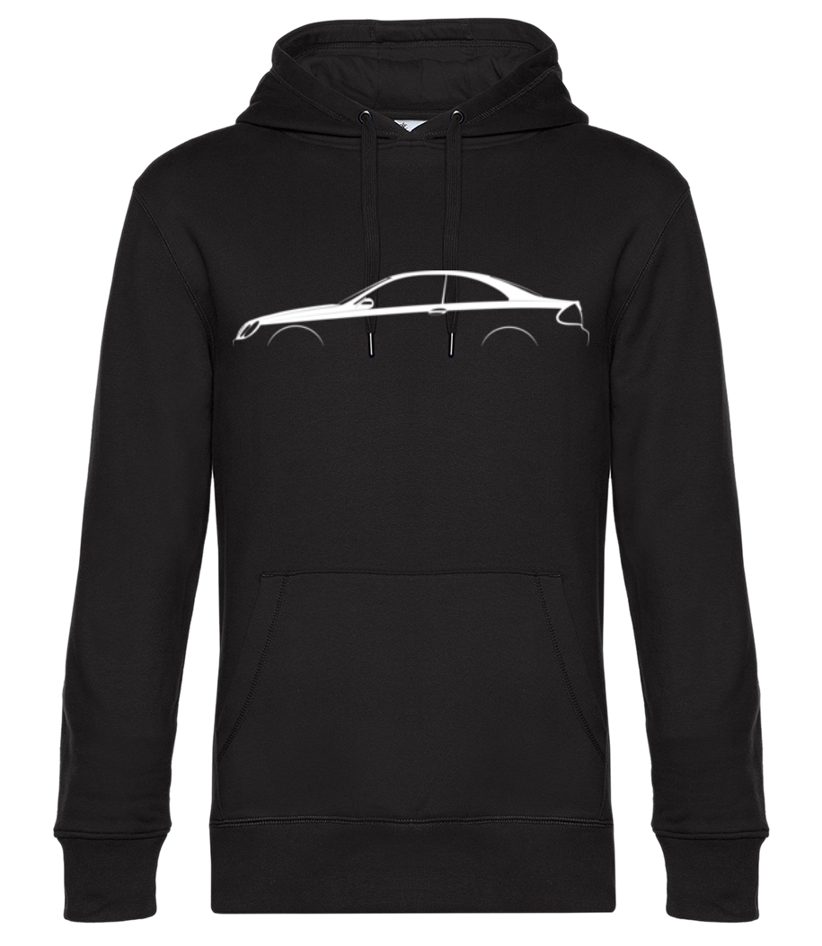 'Mercedes-Benz CLK W209' Silhouette - Sweat à capuche premium Unisexe - Noir - Devant