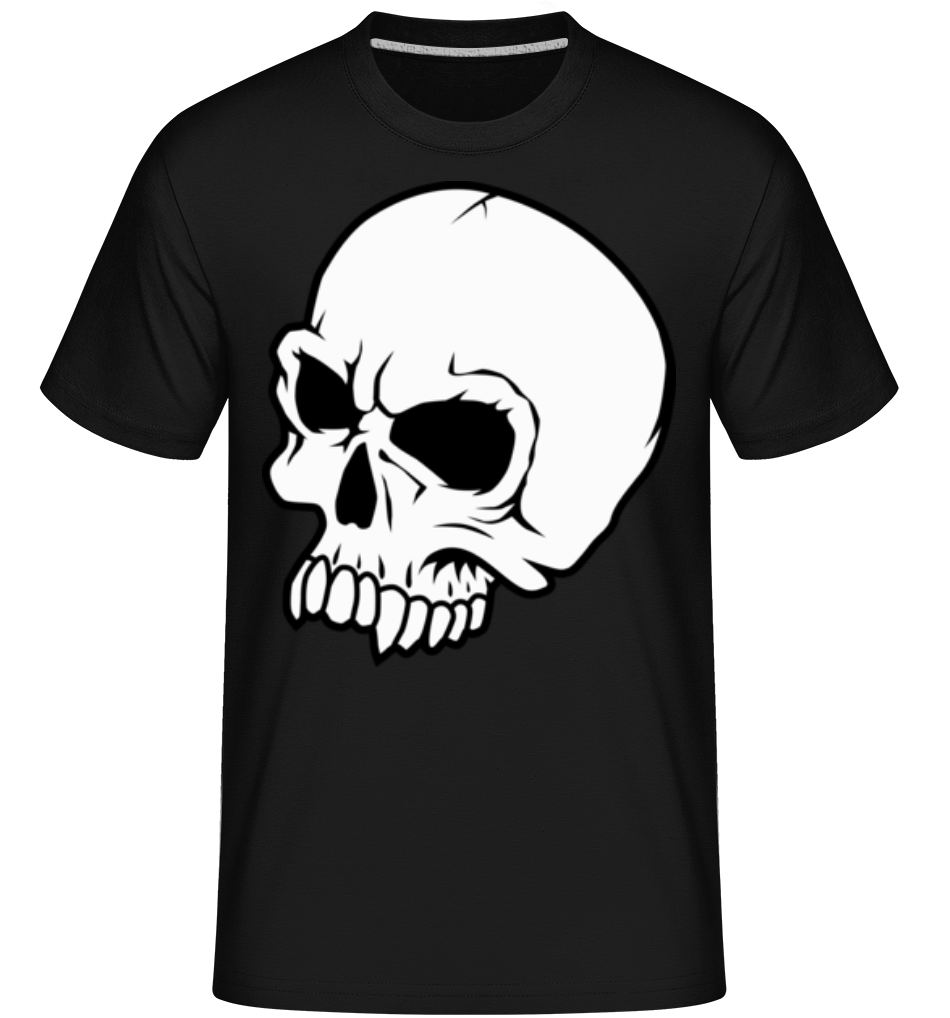 Tête De Mort -  T-Shirt Shirtinator homme - Noir - Devant
