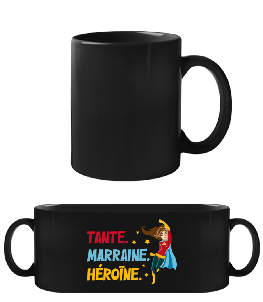 Tante Marraine Héroïne · Tasse Noire
