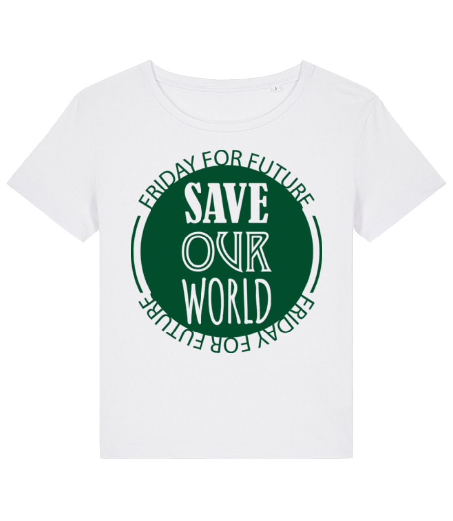 Save Our World · T-shirt bio Femme Stanley Stella 2.0