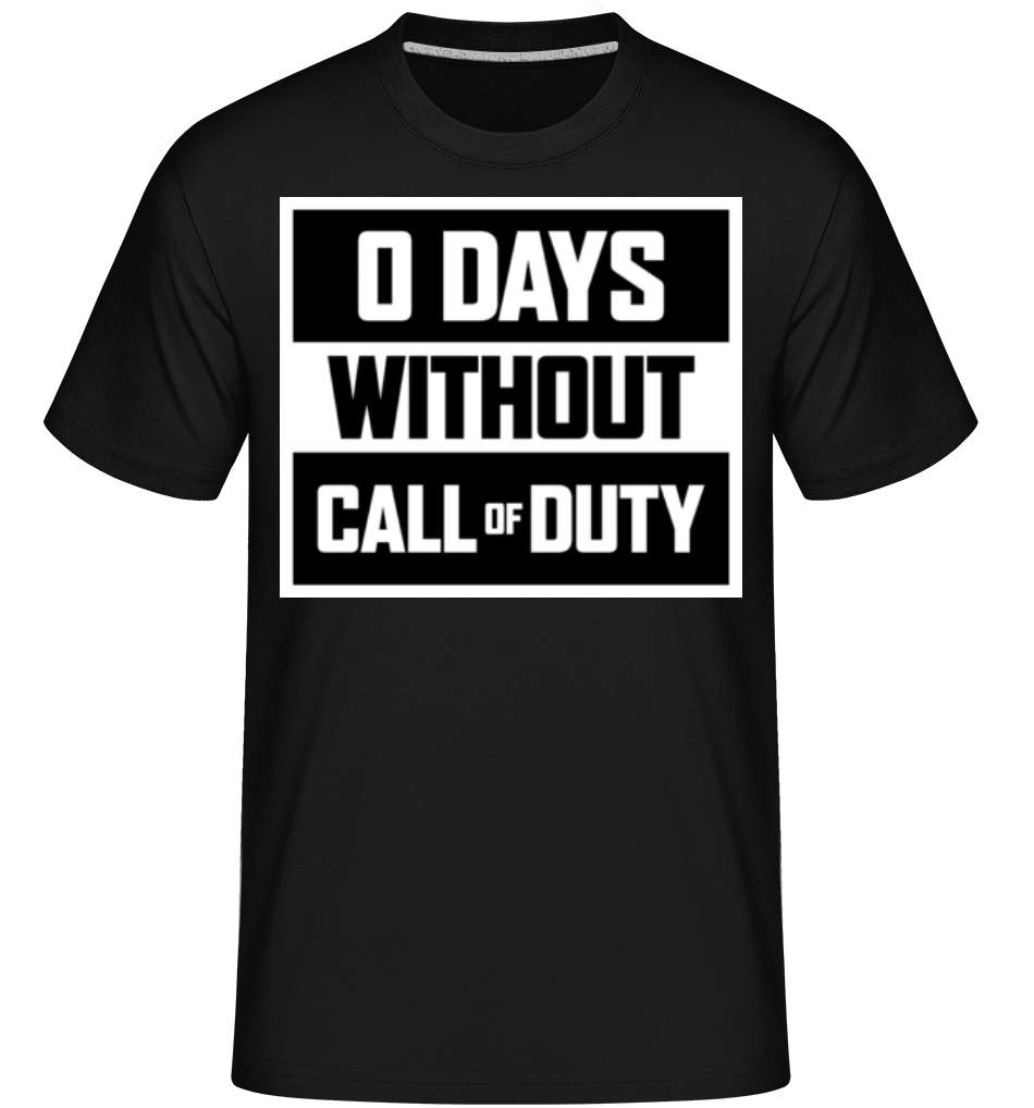 Zero Days Without Call Of Duty ·  T-Shirt Shirtinator homme