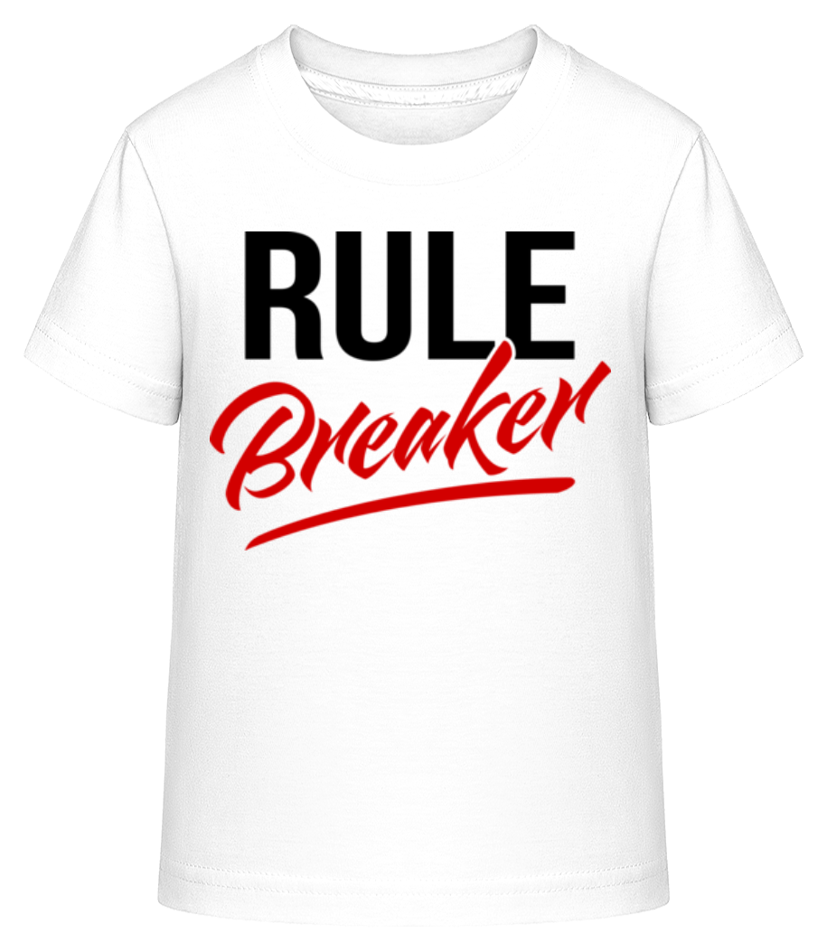 Aperçu: Rule Breaker - T-shirt shirtinator Enfant - Blanc - Devant