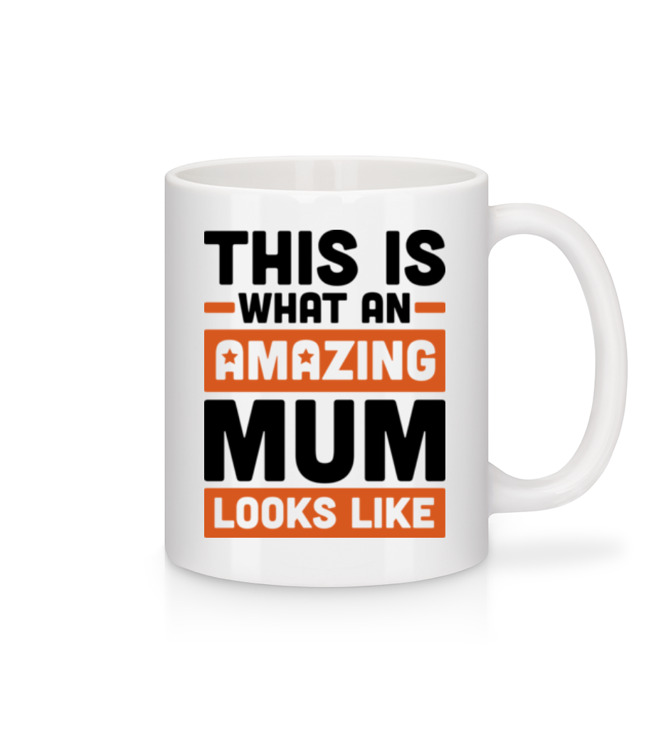 Amazing Mum · Mug en céramique blanc