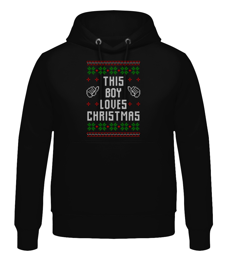 This Boy Loves Christmas · Sweat à capuche Homme