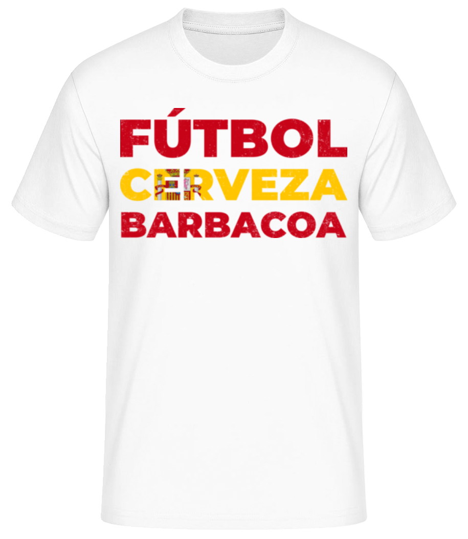Fútbol Cerveza Barbacoa · T-shirt standard Homme