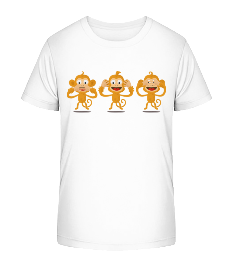 Sourd Sourd Muet Singe · T-shirt bio Enfant Stanley Stella 2.0