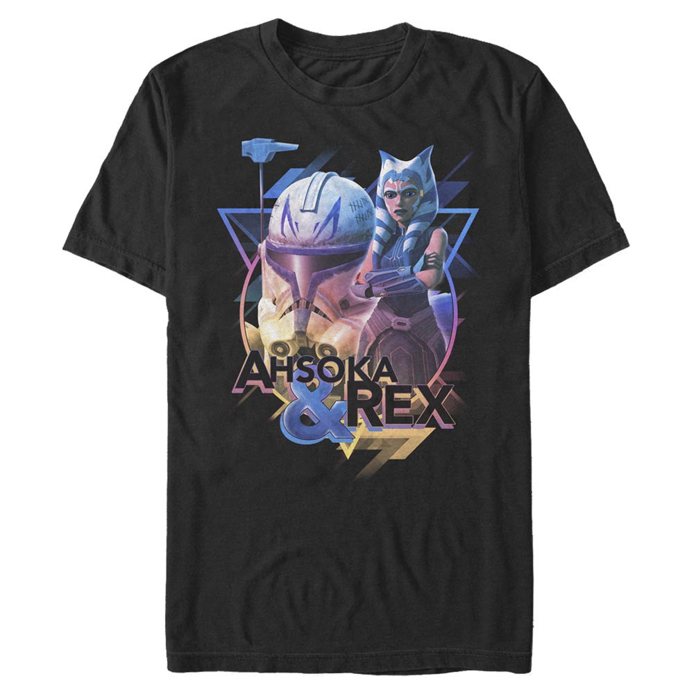 Star Wars - The Clone Wars - Ahsoka & Rex Triangular Ahsoka Rex - Homme T-shirt