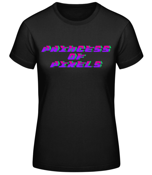 Y2K Princess Of Pixels - T-shirt standard Femme - Noir - Devant