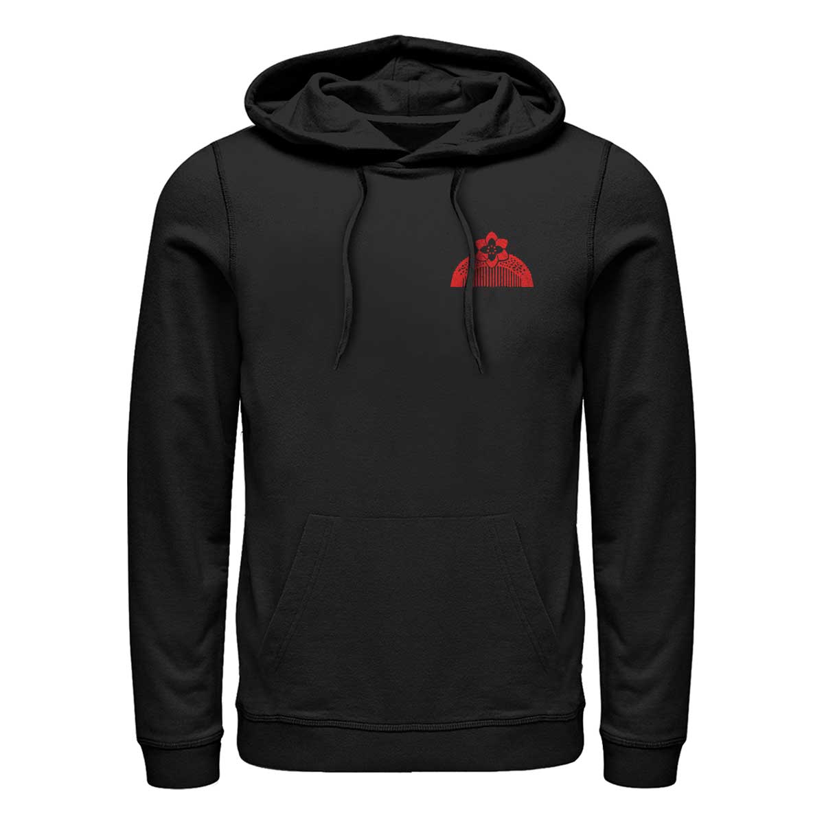 Aperçu: Disney - Mulan - Mulan Comb Pocket - Unisex Sweat à capuche - Noir - Devant