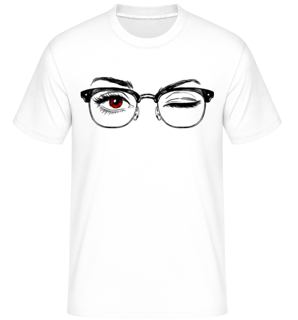 Hipster Yeux Rouge ·  T-Shirt Shirtinator homme