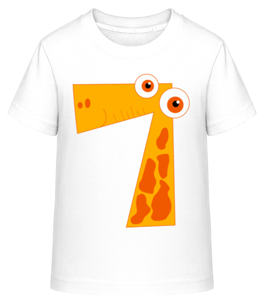 Girafes Sept - T-shirt shirtinator Enfant - Blanc - Devant