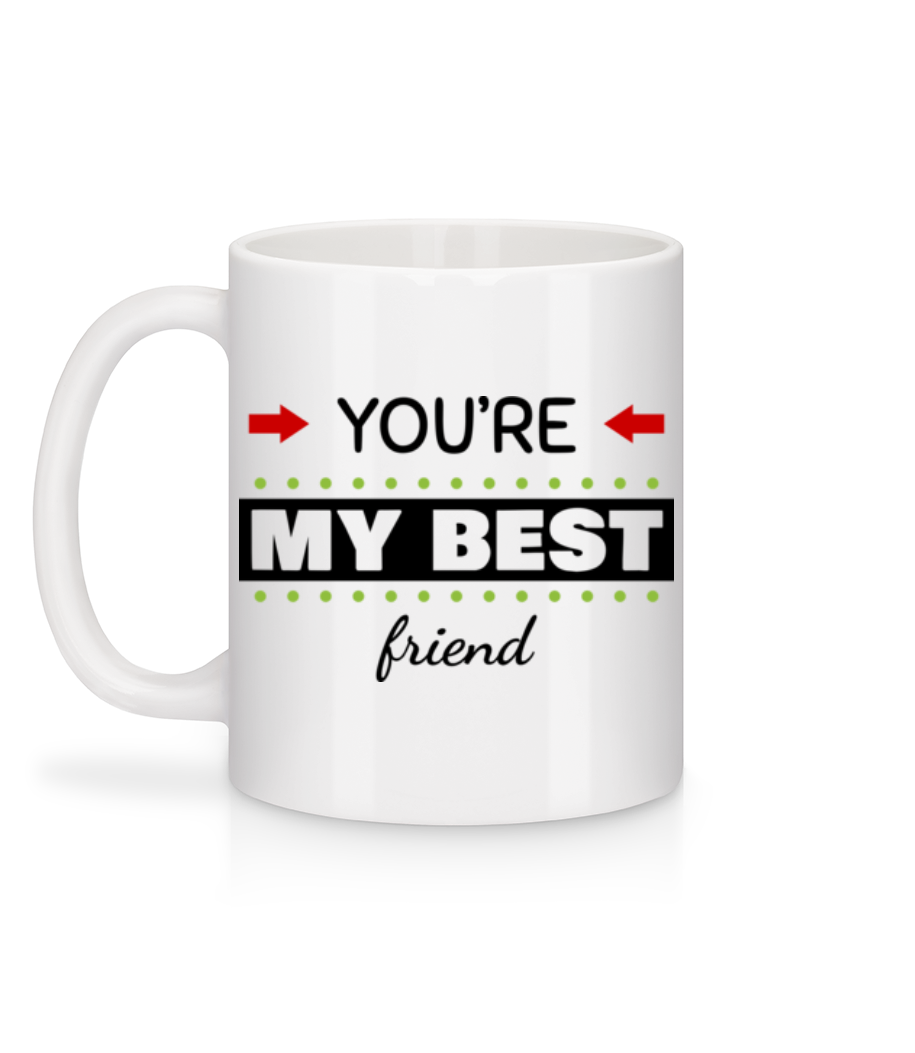 You're My Best Friend - Tasse - Weiß - Hinten