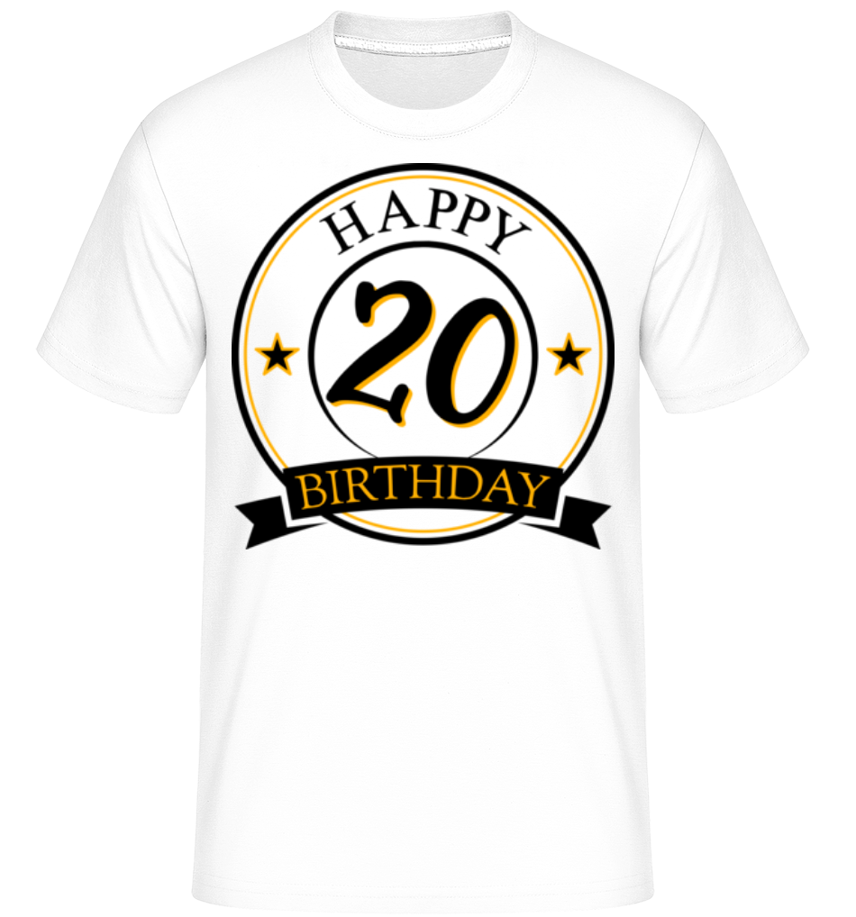 Happy Birthday 20 ·  T-Shirt Shirtinator homme