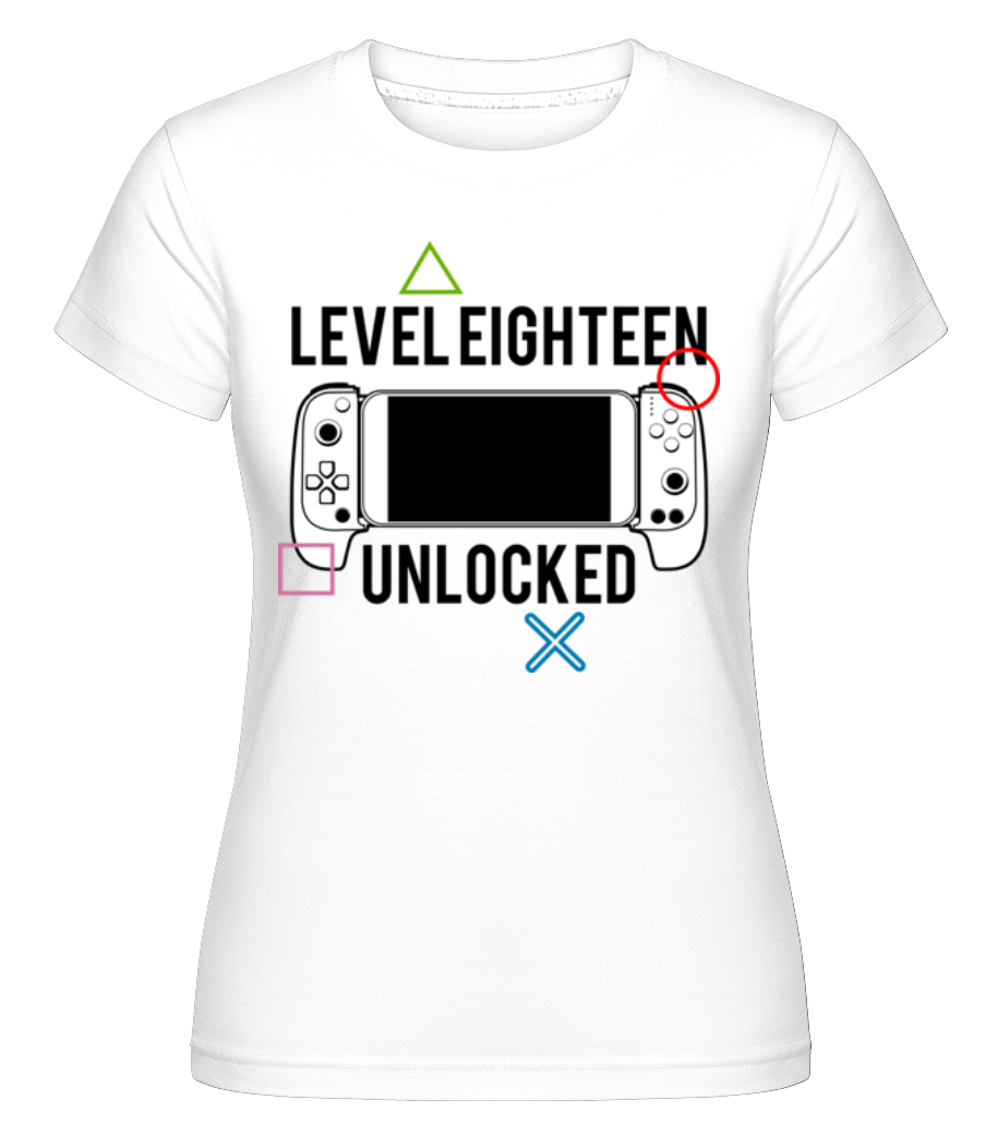 Level Eighteen Unlocked · Shirtinator Frauen T-Shirt