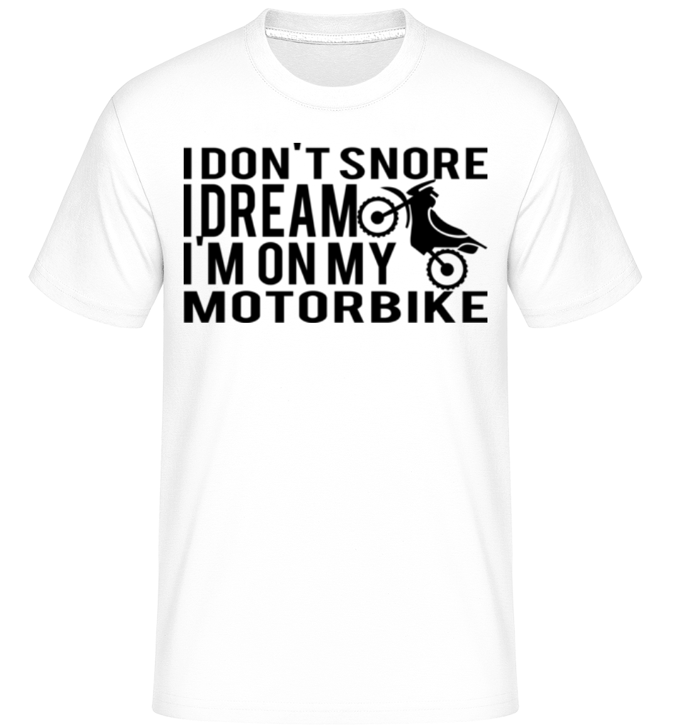 Aperçu: Dreaming Of My Motorbike -  T-Shirt Shirtinator homme - Blanc - Devant
