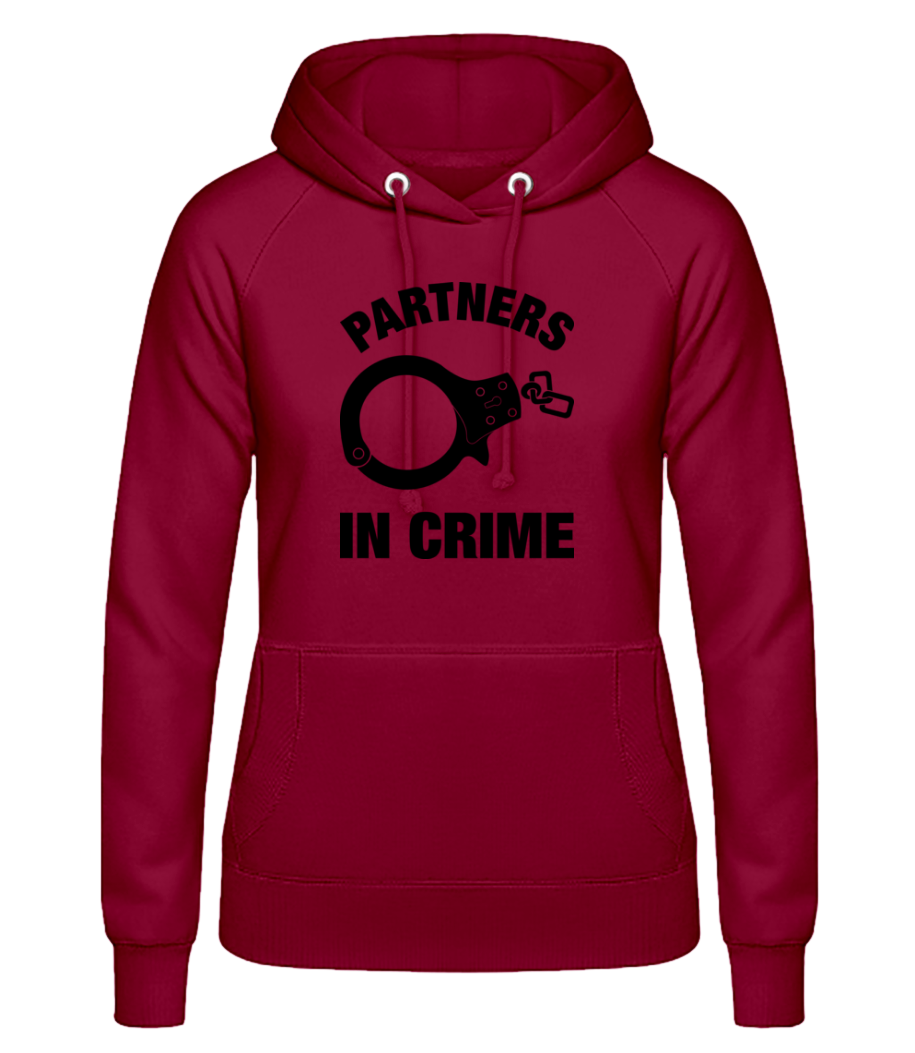 Partner in crime · Sweat à capuche basique pour femme