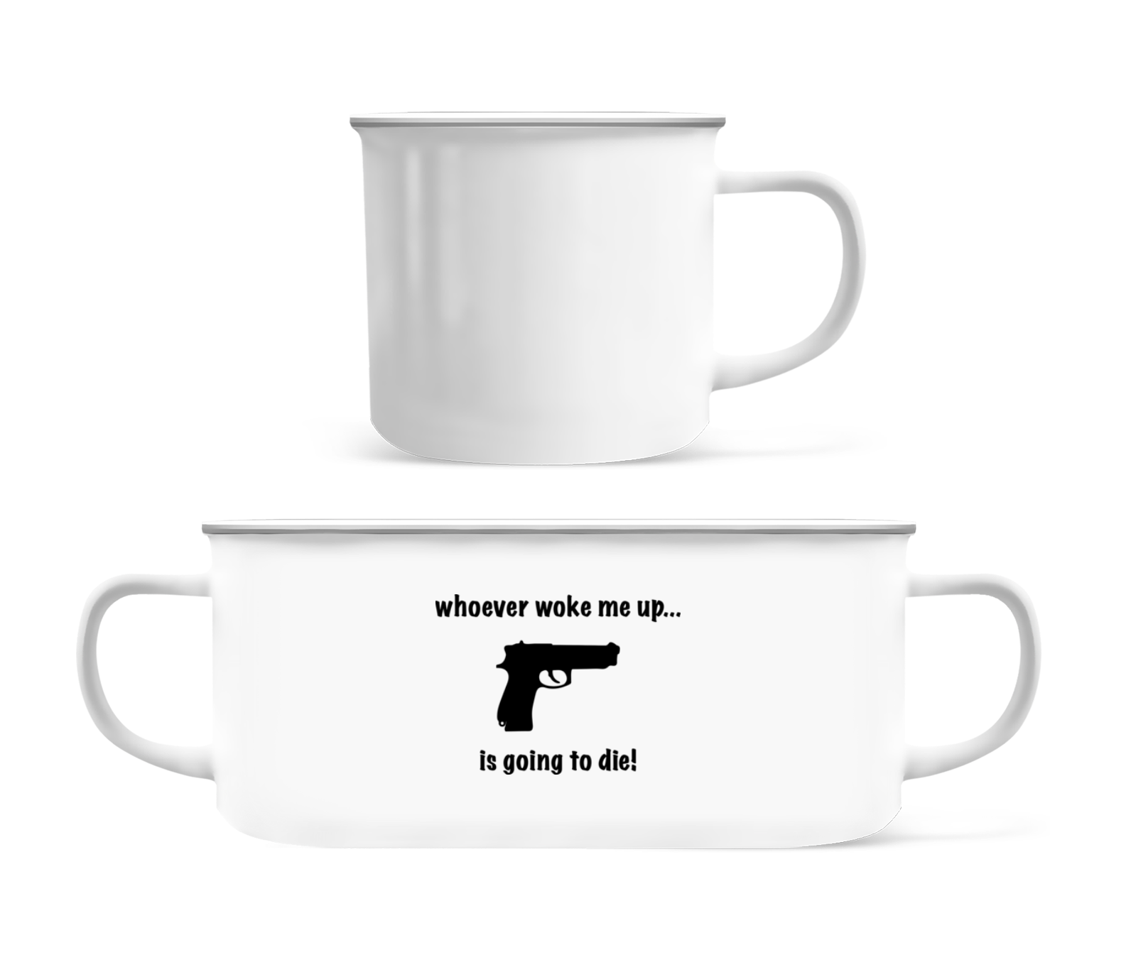 Don't Wake Me Up! · Tasse Émaillée