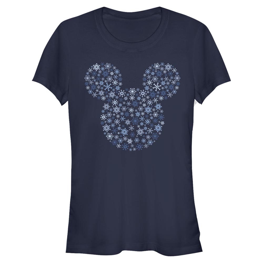 Disney Classics - Mickey Mouse - Mickey Mouse Mickey Ear Snowflakes - Femme T-shirt