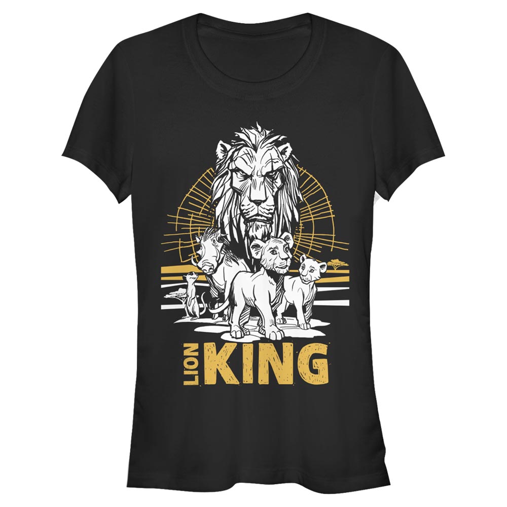 Disney - Le Roi lion - Photo de groupe Lion King Group - Femme T-shirt