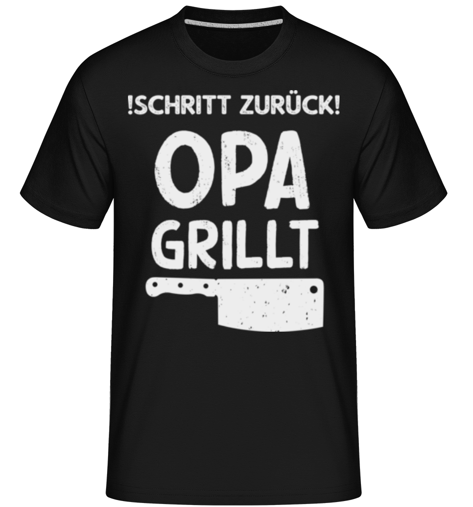 Schritt Zurück Opa Grillt · Shirtinator Männer T-Shirt