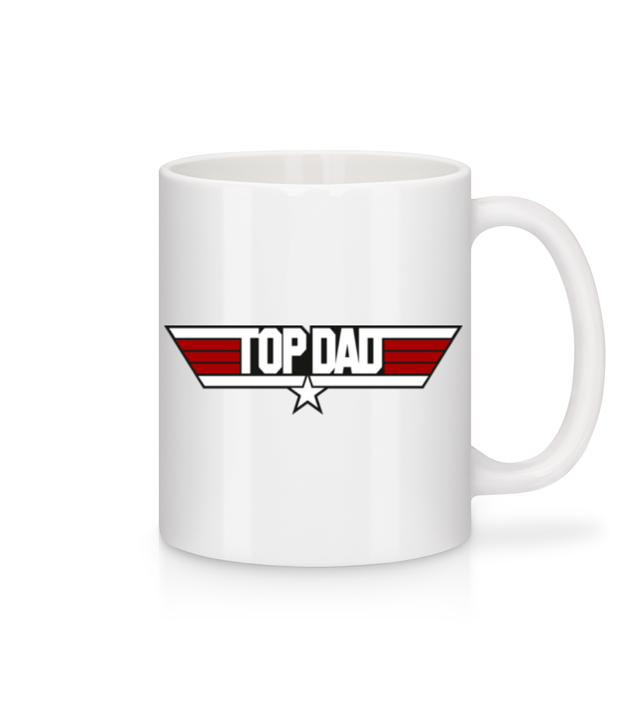 Aperçu: Top Dad - Mug en céramique blanc - Blanc - Devant