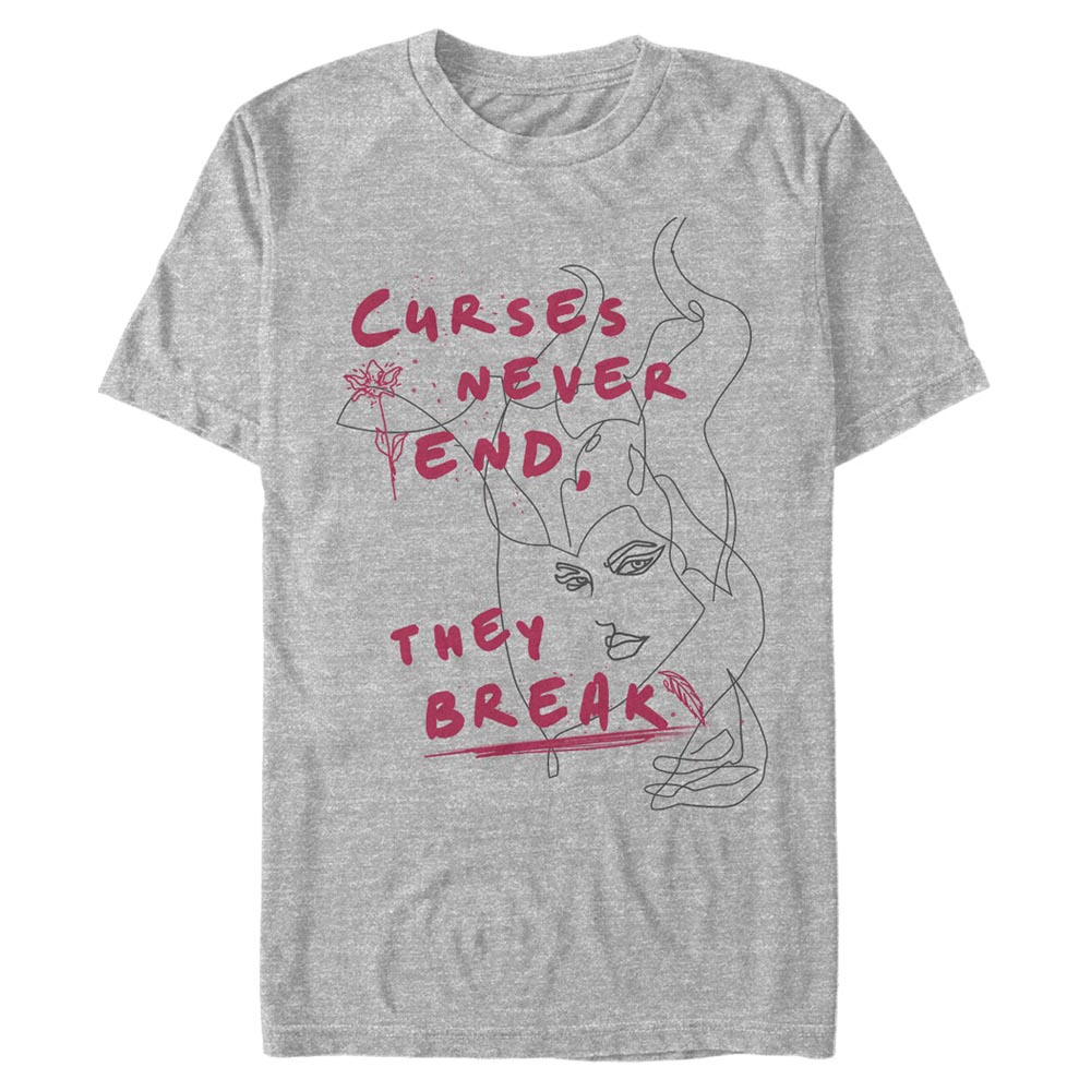Disney - Maléfique Le Pouvoir du Mal - Maléfique Curse Scribbles - Homme T-shirt