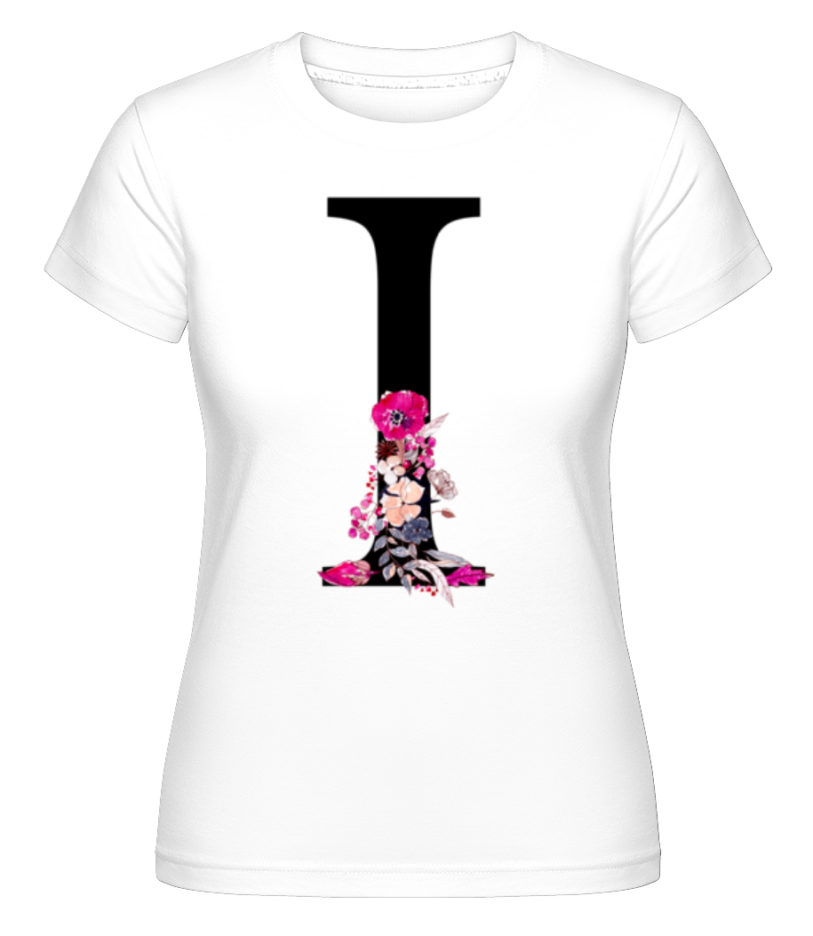 Fleurs Initiale I ·  T-shirt Shirtinator femme