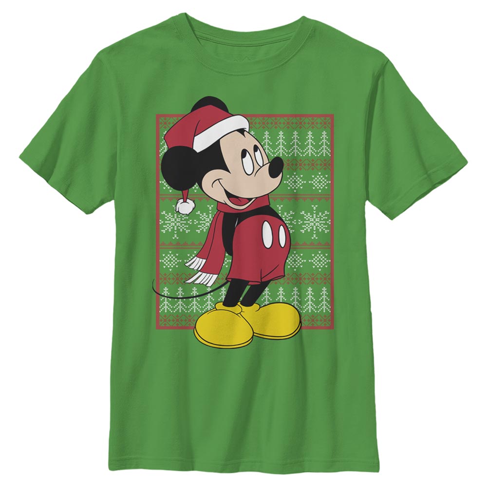 Disney Classics - Mickey Mouse - Mickey Mouse Mickey Ugly Sweater - Christmas - Enfant T-shirt