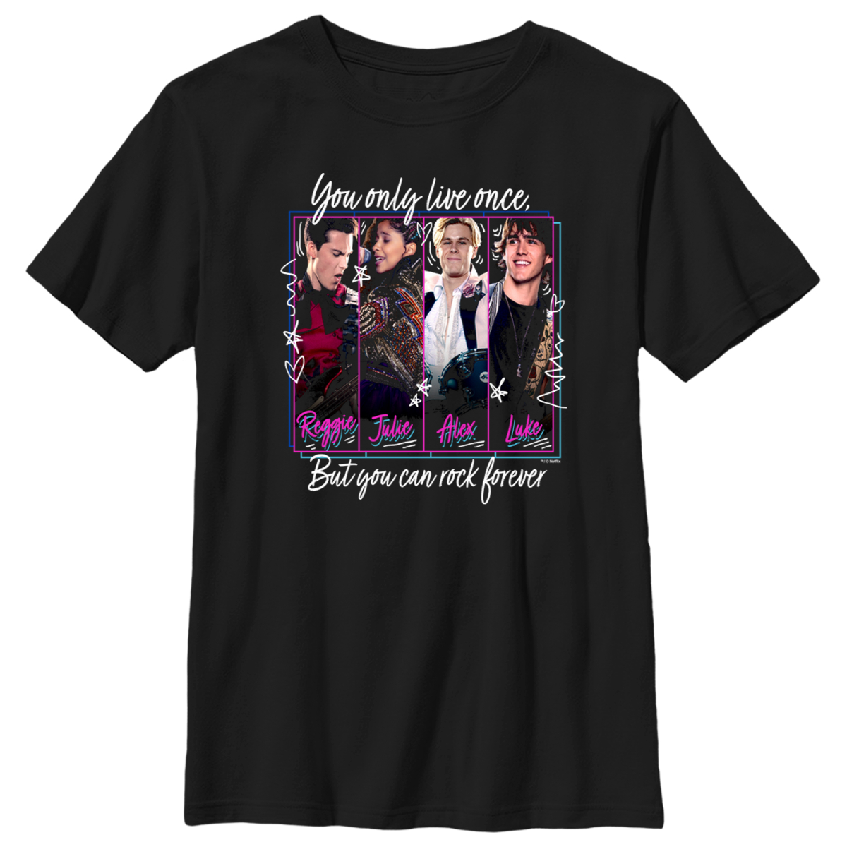 Netflix - Julie And The Phantoms - Photo de groupe Phantom Group - Enfant T-shirt