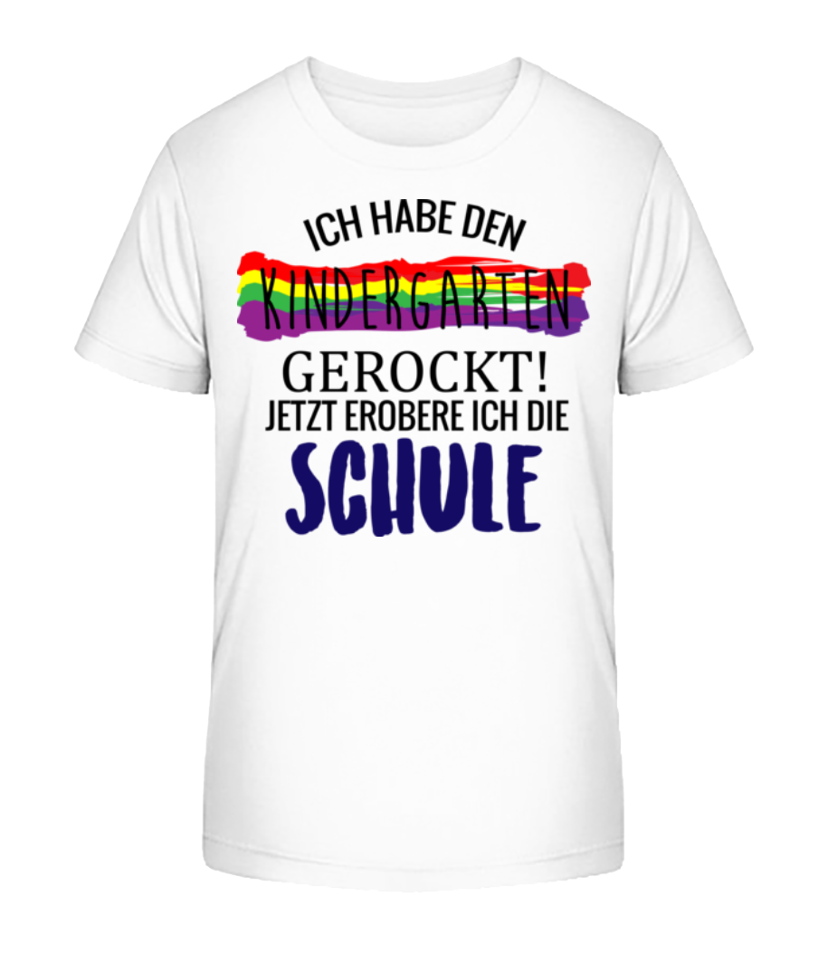 Ich Erobere Die Schule · Kinder Bio T-Shirt Stanley Stella 2.0