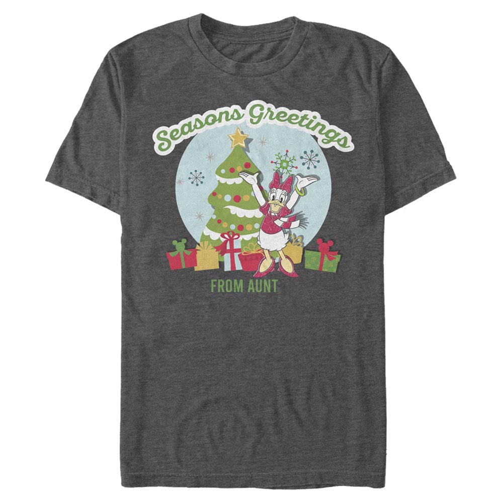 Disney Classics - Mickey Mouse - Daisy Duck Greetings From Aunt - Homme T-shirt
