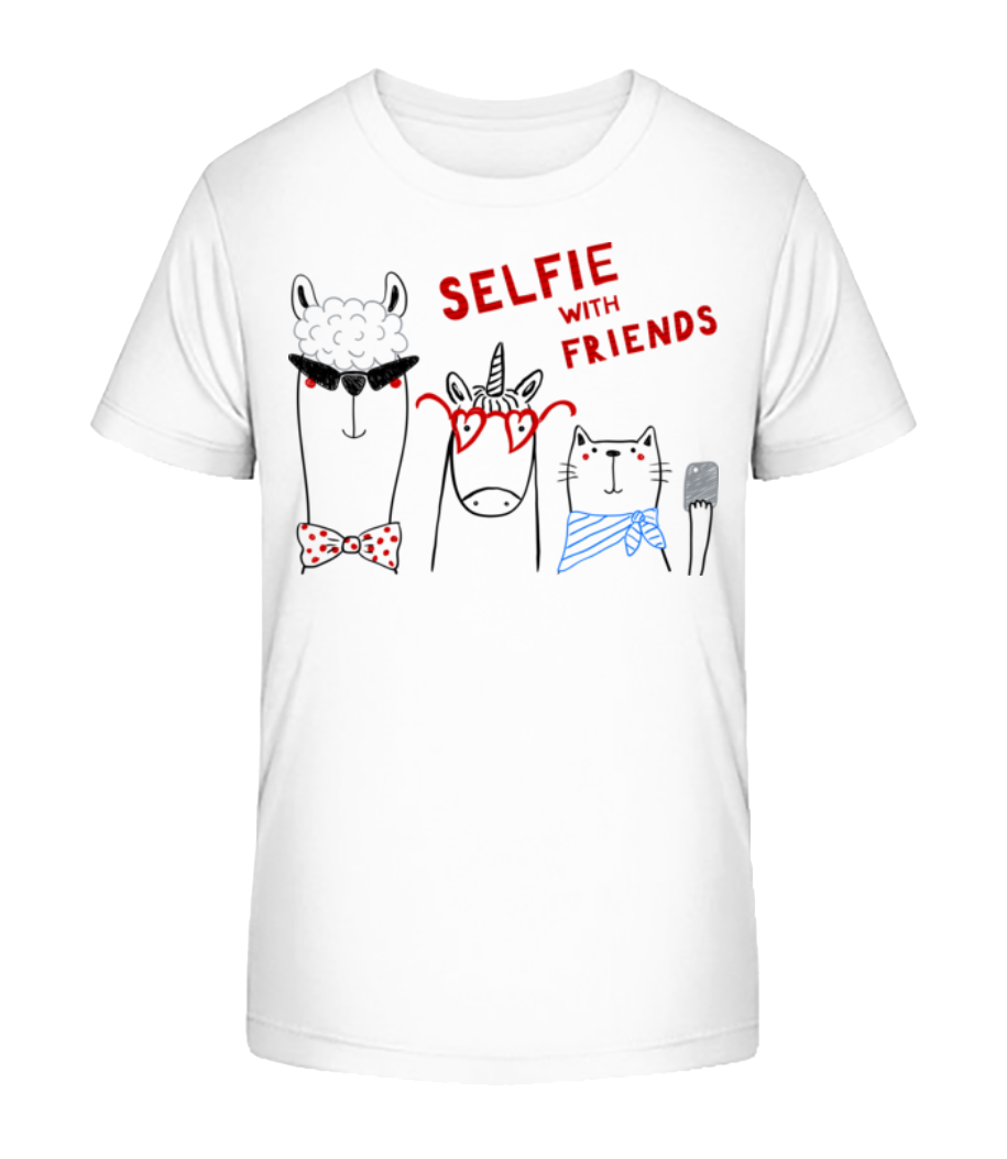 Selfie With Friends · T-shirt bio Enfant Stanley Stella 2.0
